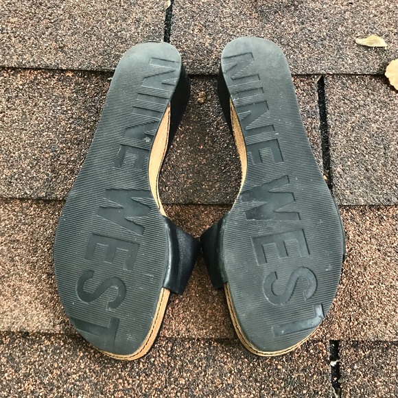 Vintage Nine West Leather Sandals - Picture 2 of 8